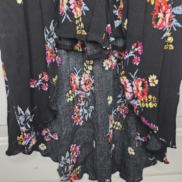 Zunie Girls Floral Hi-low Halter Dress Size 10 - Picture 3 of 6